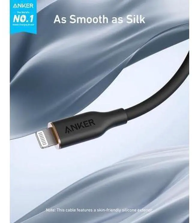 Alt view image 2 of 7 - Flow USB A to Lightning Cable Durable Charging Cord for iPhone 14/13 AirPods and More (Cord Organizer Included)(6FT USB 2.0)