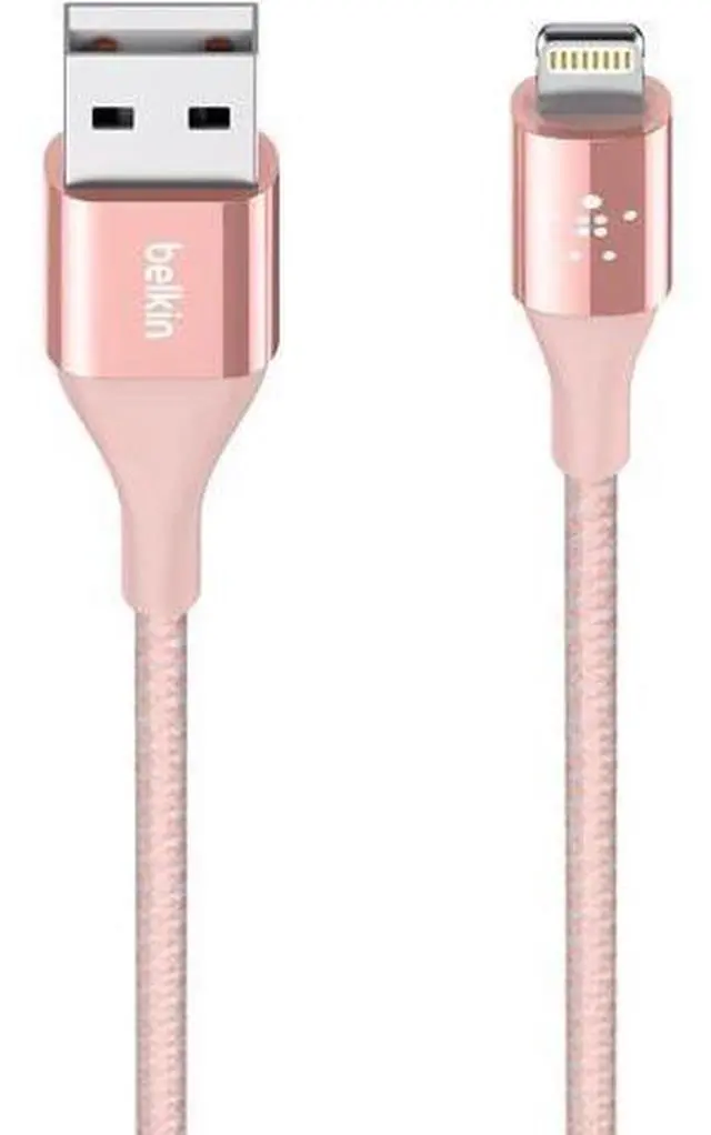 Alt view image 3 of 7 - MIXIT DuraTek Lightning to USB Cable - MFi-Certified iPhone Charging Cable for iPhone 11 11 Pro 11 Pro Max XS XS Max XR X 8/8 Plus and more (4ft/1.2m) Rose Gold