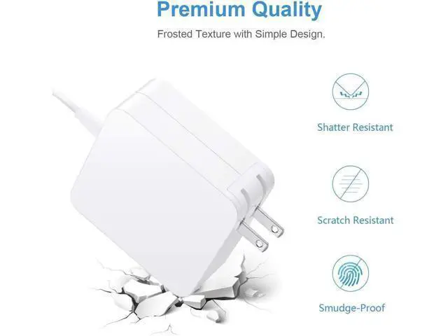 Alt view image 4 of 5 - Mac Book Air Charger Replacement for 45W T-Tip Power Adapter Compatible with Mac Book Air 11 inch & 13 inch Between 2012-2017