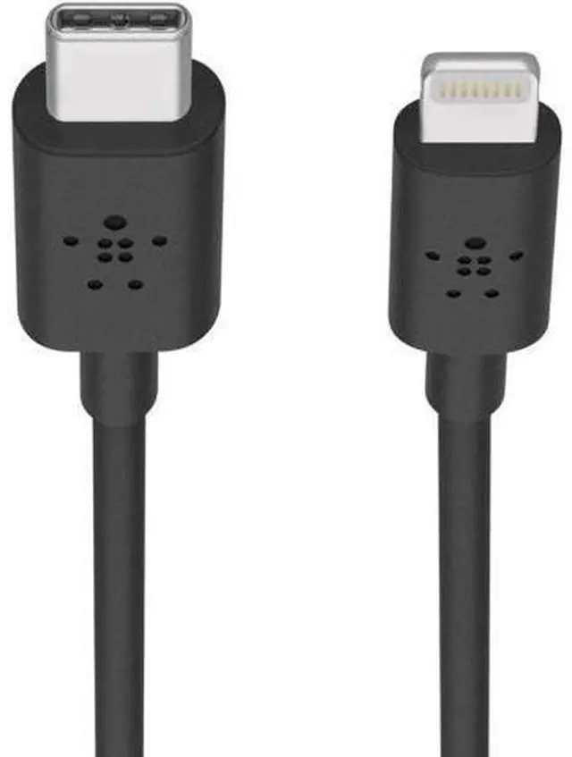 Main image of USB-C to Lightning Cable (4ft Fast Charging iPhone USB-C Cable for iPhone 11 11 Pro 11 Pro Max XS XS Max XR X MacBook iPad and more MFi-Certified) Black (F8J239bt04-BLK)