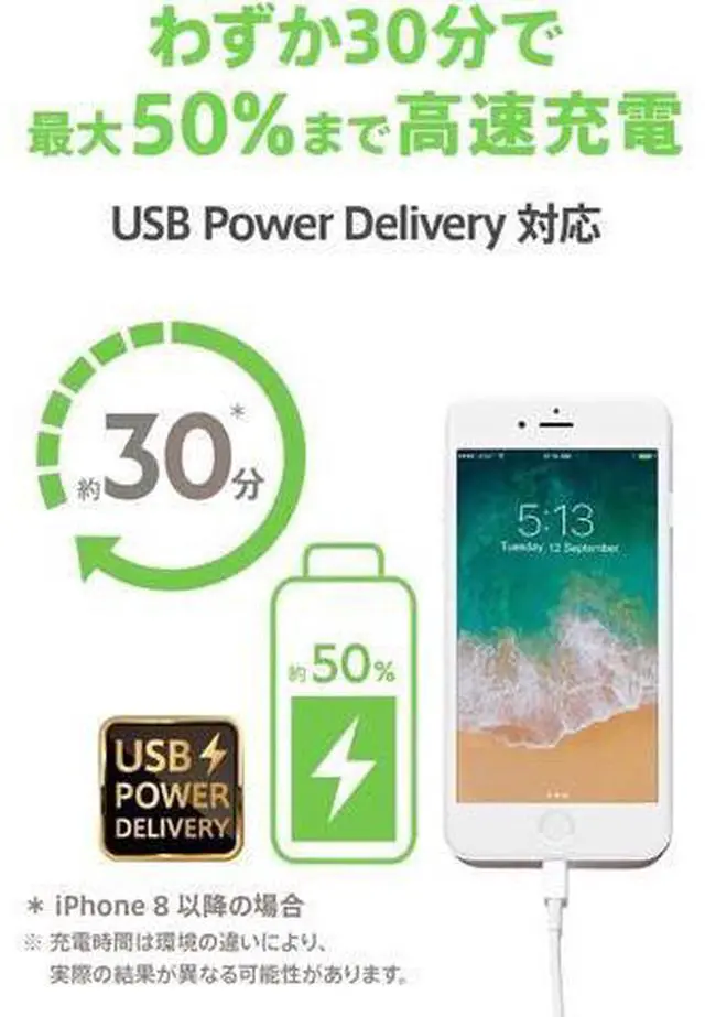 Alt view image 3 of 7 - USB-C to Lightning Cable (4ft Fast Charging iPhone USB-C Cable for iPhone 11 11 Pro 11 Pro Max XS XS Max XR X MacBook iPad and more MFi-Certified) Black (F8J239bt04-BLK)
