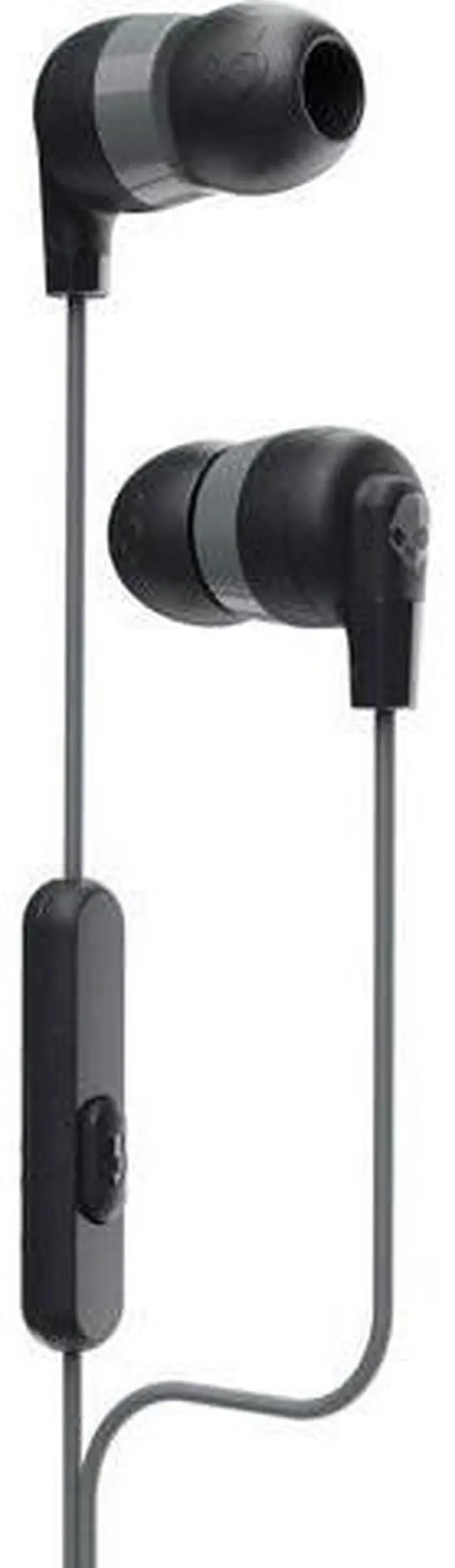 Main image of Inkd+ Wired Earbuds with 3.5mm AUX Plug Noise Isolating Fit in-Line Microphone Call and Track Control Ear Gel Sizes Included for Custom Fit Convenient for Travel - Black
