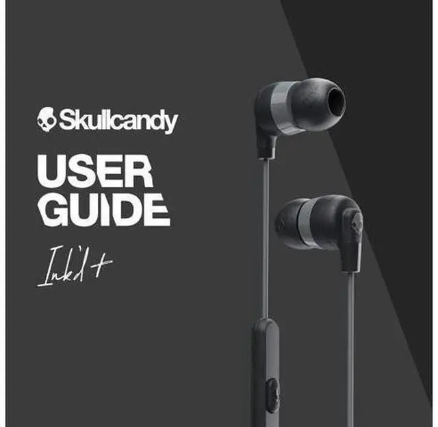 Alt view image 7 of 7 - Inkd+ Wired Earbuds with 3.5mm AUX Plug Noise Isolating Fit in-Line Microphone Call and Track Control Ear Gel Sizes Included for Custom Fit Convenient for Travel - Black