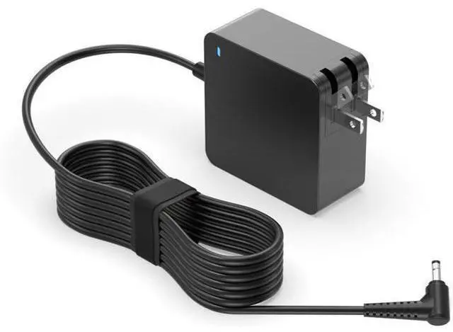Main image of Charger Fit for Laptop Ideapad 1 3 5 Slim 3 5 7 S340 S145 330 320 310 Flex 5 4 14 15 V14 V15 V17 Upgraded Version Foldable Plug Lengthened Power Cable Charging Light 65W 45W