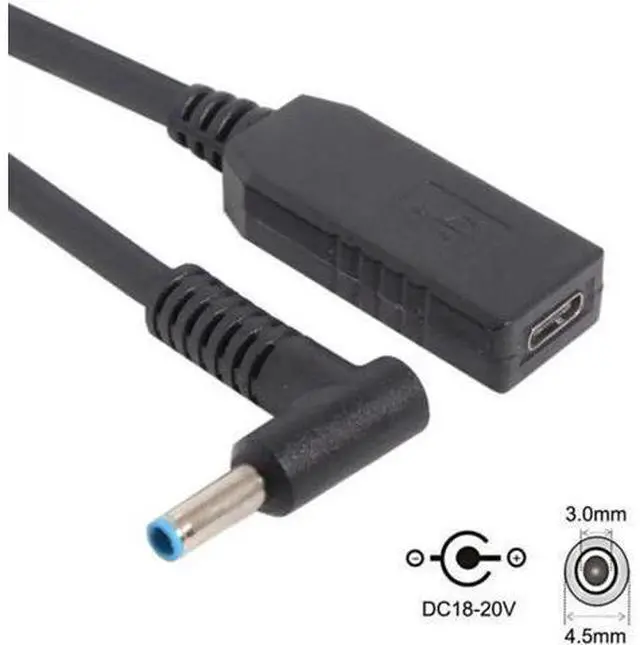 Alt view image 4 of 7 - UC-100-4530MM USB 3.1 Type C USB-C to DC 20V 4.5 3.0mm Power Plug PD Emulator Trigger Charge Cable for Laptop