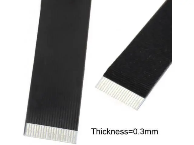 Alt view image 7 of 7 - USB 2.0 Type-A Male to Type-A Male Data Flat Slim FPC Cable for FPV and Disk and Scanner and Printer 1.5"feet