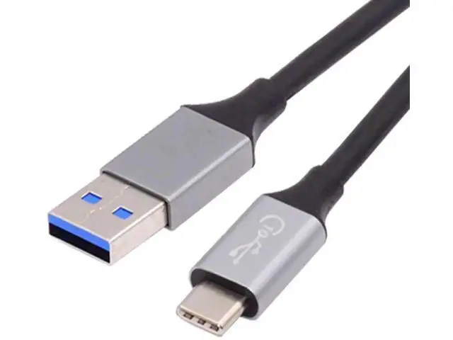 Alt view image 4 of 7 - 30cm 10Gbps USB 3.1 Type C Male to USB3.0 Type A Male Data Power Cable 5V3A for Laptop Phone Disk