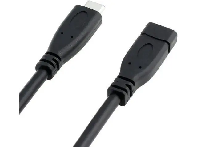 Alt view image 5 of 5 - USB-C USB 3.1 Type C Male to Female Extension Data Cable for Macbook Tablet Mobile Phone 20cm UC-218-BK-0.2M