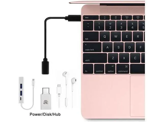 Alt view image 5 of 6 - UC-218-BK-0.6M USB-C USB 3.1 Type C Male to Female Extension Data Cable for Macbook Tablet Mobile Phone 60cm