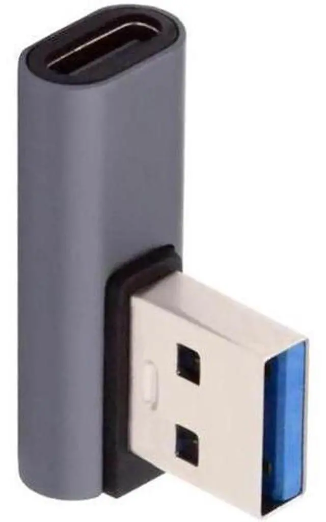 Main image of UC-067-LP USB-C Type C Female Low Profile 90 Degree Left Angled to USB 3.0 A Male Data Adapter for Laptop Desktop