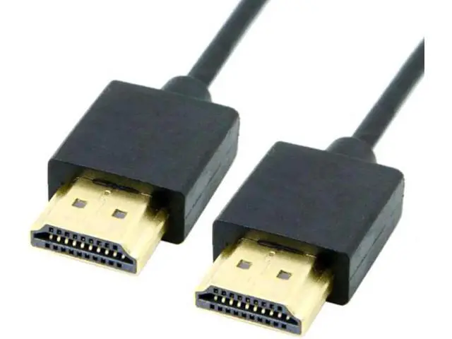 Alt view image 2 of 7 - HD-138 OD 4.0mm standard HDMI 1.4 male to HDMI male HDTV Cable for PC Laptop HDTV 1m