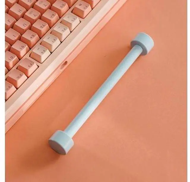 Main image of Customized mechanical keyboard cable with solid core weight rods, cable reel, keyboard cable organizer, weight rods Blue - 15 cm