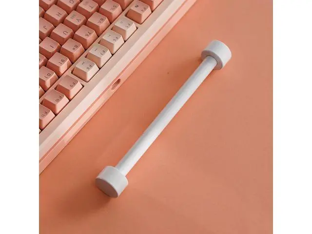 Alt view image 5 of 7 - Customized mechanical keyboard cable with solid core weight rods, cable reel, keyboard cable organizer, weight rods Blue - 15 cm
