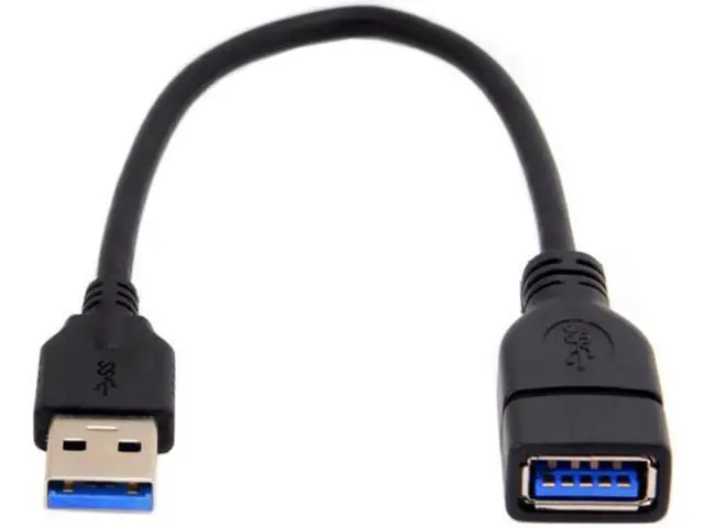 Alt view image 5 of 5 - USB 3.0 Type-A Male to USB 3.0 Type-A Female Extension Cable 20cm 5Gbps U3-026