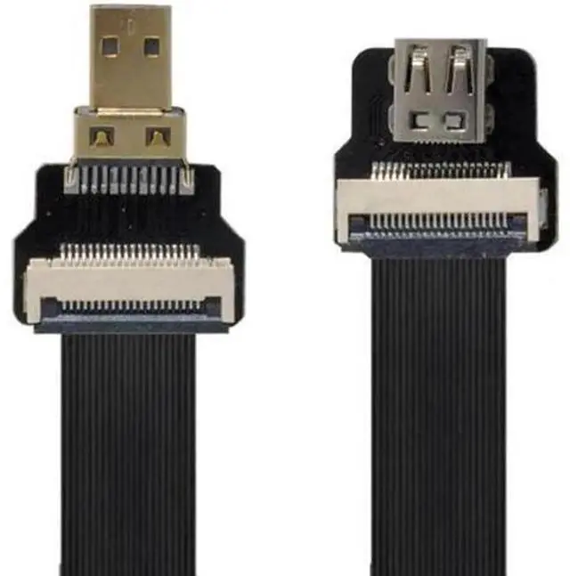 Main image of Micro HDMI Male to Micro HDMI Female Extension FPC Flat Cable 1080P for FPV HDTV Multicopter Aerial Photography