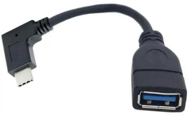 Main image of 90 Degree Right Angled USB-C USB 3.1 Type C Male to A Female OTG Data Cable for Macbook Tablet Mobile Phone UC-200-RI