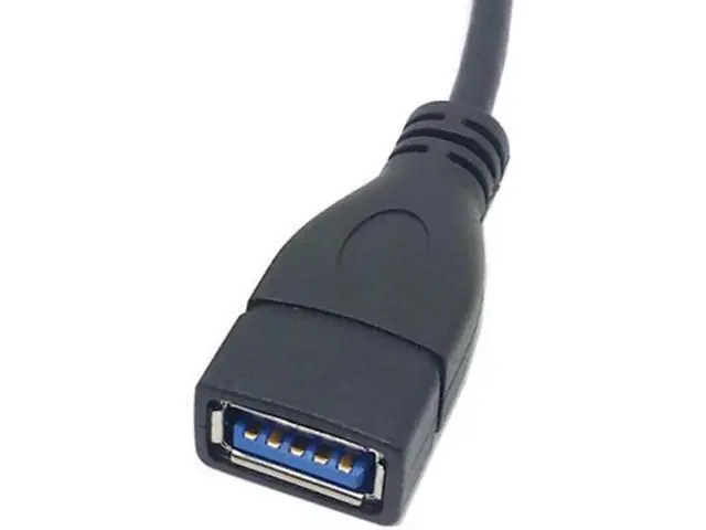 Alt view image 2 of 3 - 90 Degree Right Angled USB-C USB 3.1 Type C Male to A Female OTG Data Cable for Macbook Tablet Mobile Phone UC-200-RI