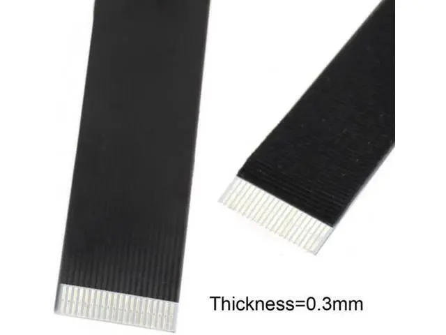 Alt view image 5 of 7 - USB 2.0 Type-A Male to Micro USB 5Pin Male Data Flat Slim FPC Cable for FPV and Disk and Phone