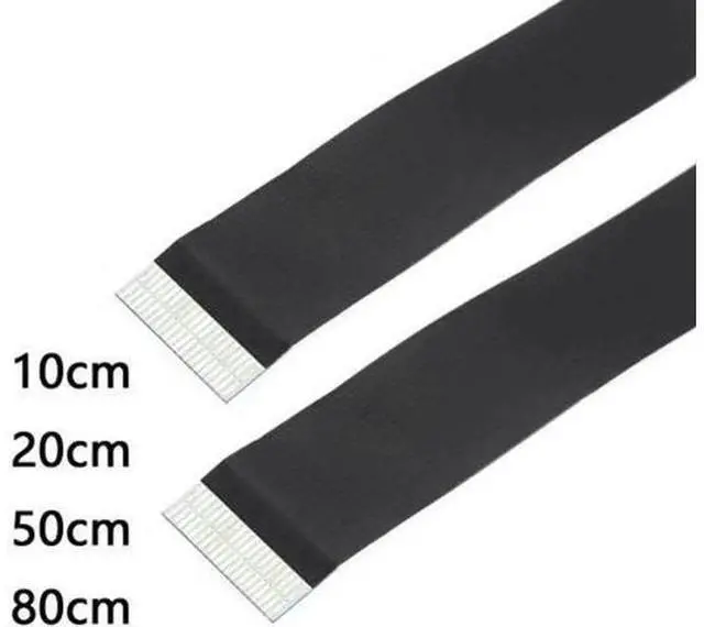 Alt view image 2 of 7 - FPV HDMI Male to Left Angled 90D HDMI Male HDTV FPC Flat Cable for FPV HDTV Multicopter Aerial Photography