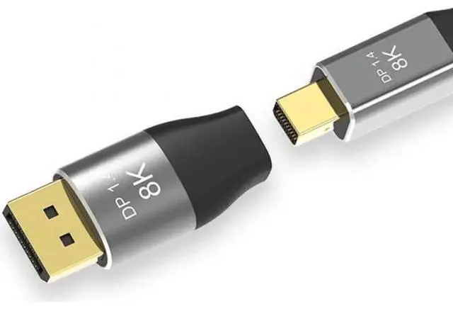 Main image of DP-042 Mini DisplayPort 1.4 8K 60hz Female Adapter Ultra-HD UHD 4K 144hz to DP Male 7680*4320 for Video PC Laptop TV