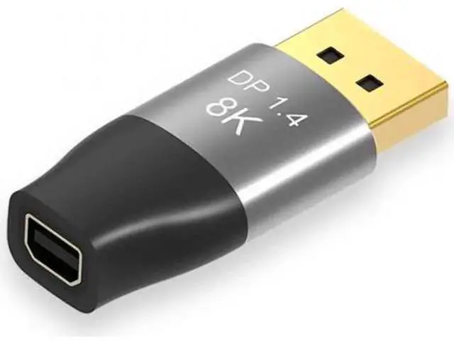 Alt view image 7 of 7 - DP-042 Mini DisplayPort 1.4 8K 60hz Female Adapter Ultra-HD UHD 4K 144hz to DP Male 7680*4320 for Video PC Laptop TV