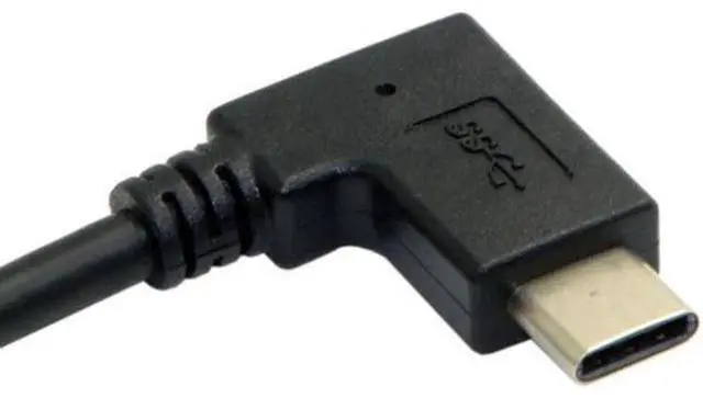Main image of Reversible USB 3.1 USB-C Angled to 90 Degree Right Angled USB 3.0 Cable for Macbook & Tablet & Mobile Phone UC-349-RI