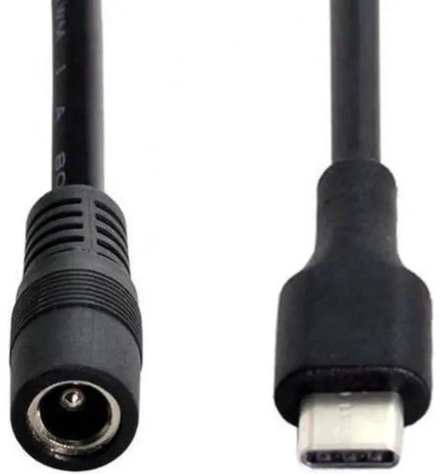 Alt view image 7 of 7 - UC-093 USB 3.1 Type C USB-C to DC 5V 5.5*2.5mm Power Jack Extension Charge Cable for Cell Phone Tablet