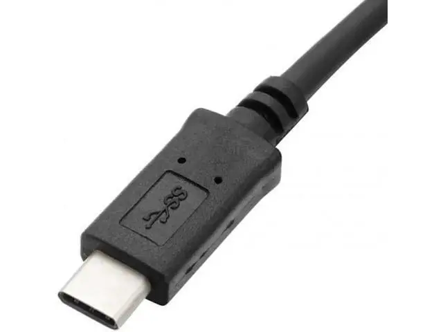 Alt view image 2 of 7 - UC-115-BK USB-C USB 3.1 Type C Male Connector to USB Standard B Male Data Cable for MacLaptop Black