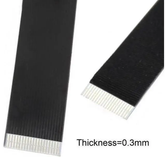 Alt view image 5 of 7 - Down Angled USB 2.0 Type-A Male to Type-A Male Data Flat Slim FPC Cable 90 Degree for FPV and Disk and Scanner and Printer