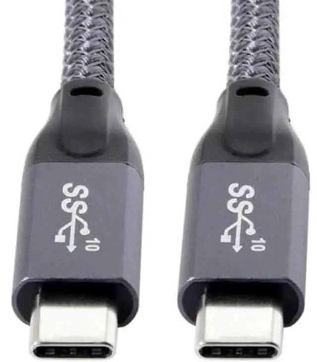 Main image of 10Gbps USB-C USB 3.1 Type C Gen2 Male to Male Data Video 100W Cable with E-marker for Tablet and Phone and Laptop 3.3feet