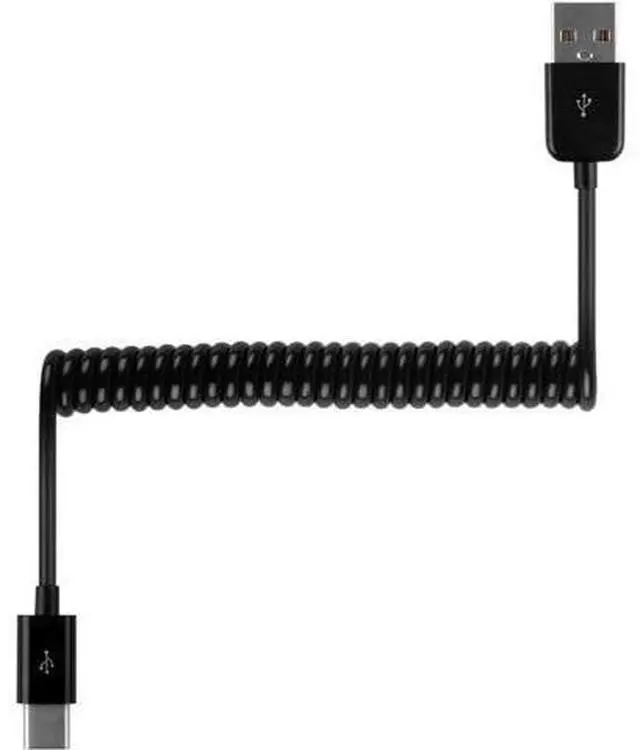 Alt view image 4 of 5 - Stretch USB-C 3.1 Type C Male to Standard USB 2.0 A Male Data Cable for Nokia N1 Tablet & Mobile Phone UC-318-BK-1.0M