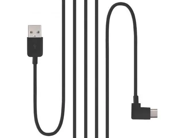 Alt view image 3 of 4 - 200cm Right Angled USB 3.1 Type C USB-C to USB 2.0 Cable 90 Degree Connector for Tablet & Mobile Phone UC-011-BK-2.0M