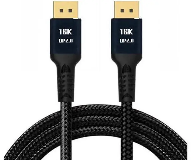 Alt view image 7 of 7 - DisplayPort 2.0 DP to DP Cable 16K 60hz Cable Ultra-HD UHD DP 1.4 8K 120hz for PC Laptop TV