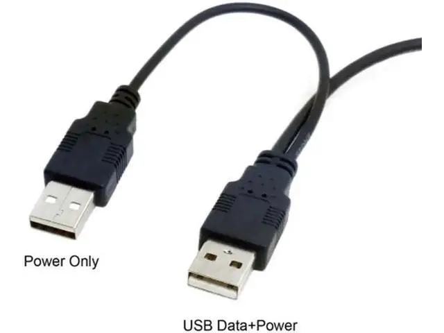 Alt view image 7 of 7 - U2-073 Dual USB 2.0 Male to Standard B Male Y Cable 80cm for PrinterScannerExternal Hard Disk Drive