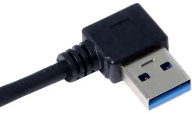 Alt view image 5 of 6 - U3-031-RI USB 3.0 Type-A 90 Degree Right Angled to Right Angled Data Cable for Hard Disk Computer
