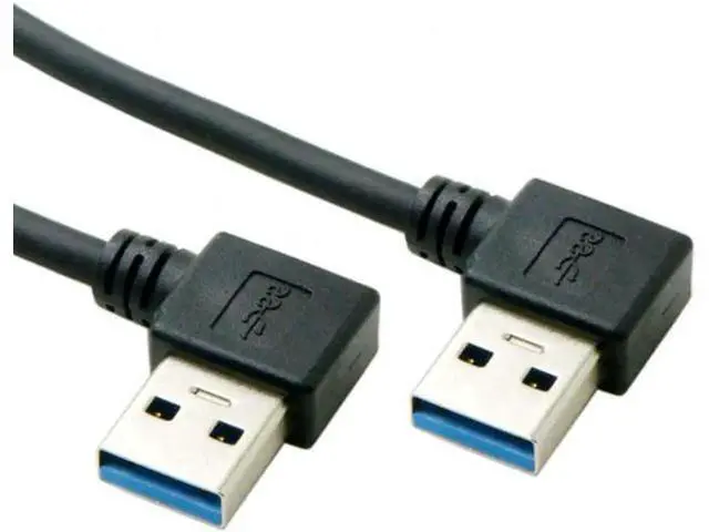 Alt view image 6 of 6 - U3-031-RI USB 3.0 Type-A 90 Degree Right Angled to Right Angled Data Cable for Hard Disk Computer