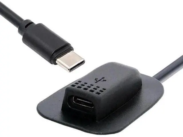 Main image of USB-C 65W Type-C Male to Female Extension Cable for Backpack Charging Practical Convenient Outdoor Travel Camping External