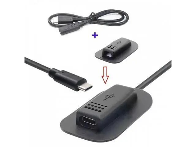 Alt view image 4 of 7 - USB-C 65W Type-C Male to Female Extension Cable for Backpack Charging Practical Convenient Outdoor Travel Camping External