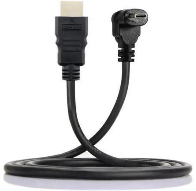 Main image of HD-066-DN Down Angled 90 Degree Micro HDMI to HDMI Male HDTV Cable for Cell PhoneTabletCamera