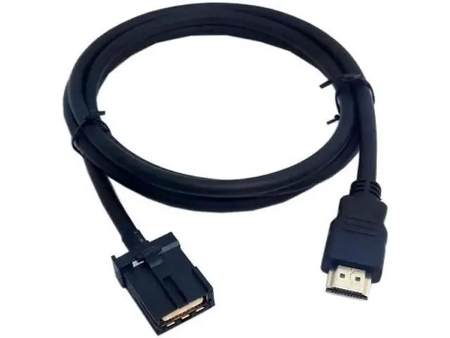 Alt view image 4 of 6 - High Speed HDMI 1.4 Type E Male to Type A Male Video Audio Cable 1.5M Automotive Grade for Hyundai H1 Car