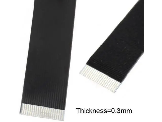 Alt view image 4 of 7 - USB 2.0 Type-A Male to Female Extension Data Flat Slim FPC Cable for FPV and Disk and Scanner and Printer 3.3"feet