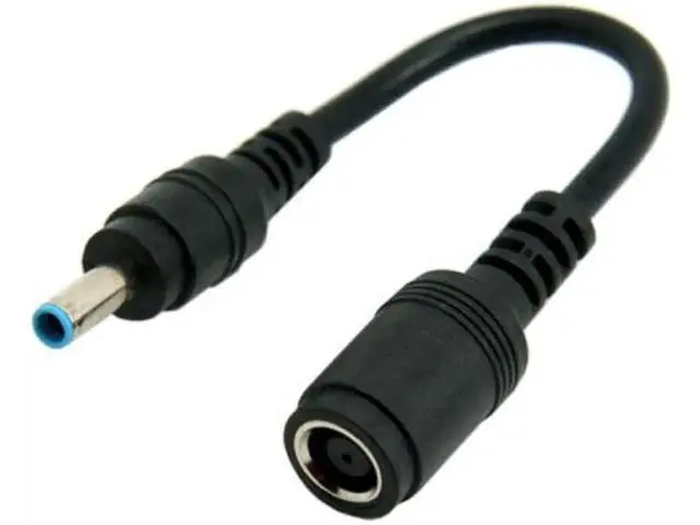 Alt view image 3 of 7 - DC 7.4*5.0mm Ultra slim DC Jack to 4.5*3.0mm Plug Cable 20cm For Laptop
