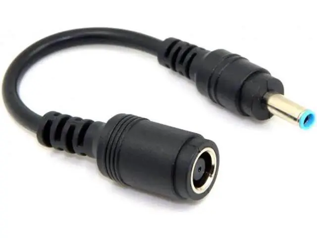 Alt view image 7 of 7 - DC 7.4*5.0mm Ultra slim DC Jack to 4.5*3.0mm Plug Cable 20cm For Laptop