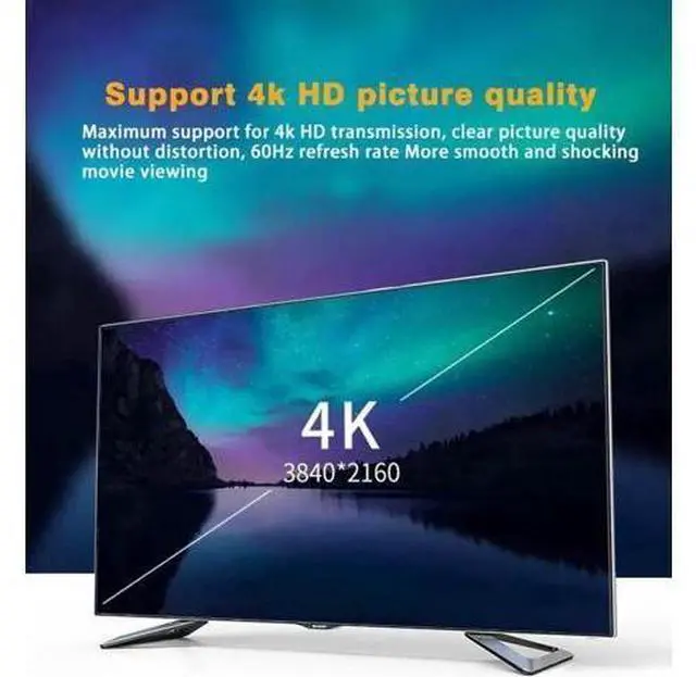 Alt view image 7 of 7 - HD Adapter 4K/8K Compatible with HDMI 2Pack Female Male to Female Fully Shielded HD Connector (Cubic Bend M to F 4K)