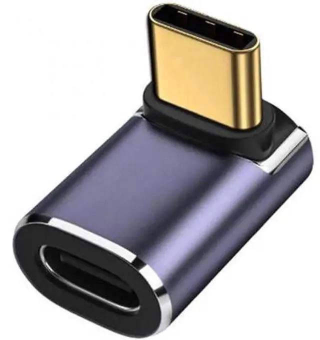 Main image of UC-026-UP 40Gbps USB4 Type C Male to Female 90 Degree Up Down Angled 100W Power Data 8K Video Adapter for Laptop Phone