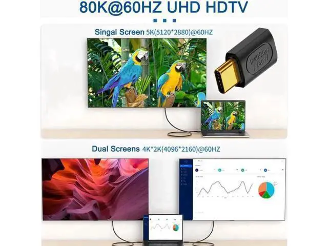 Alt view image 4 of 7 - USB4 Type C Male to Female Extension 240W Power 40Gbps Data 8K Video Adapter for NS Phone Laptop