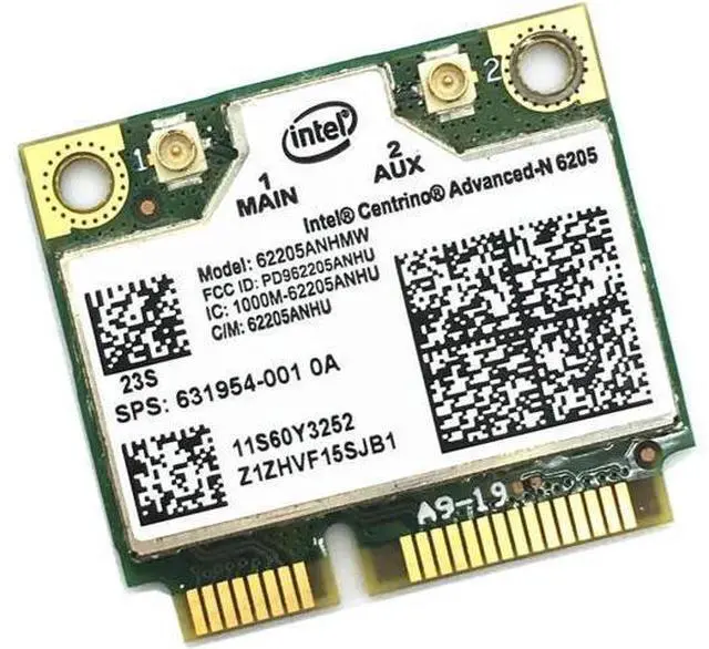 Main image of For Centrino Advanced-N Intel 6205 62205HMW Wireless Wifi Card for x220 x220i T420 60Y3253