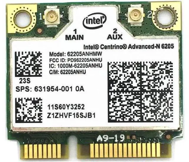 Alt view image 2 of 3 - For Centrino Advanced-N Intel 6205 62205HMW Wireless Wifi Card for x220 x220i T420 60Y3253