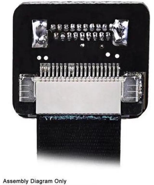 Alt view image 3 of 7 - Left Angled 90 Degree HDMI Male to Female FPC Flat Cable for HDTV Multicopter Aerial Photography