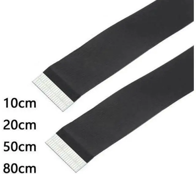 Alt view image 3 of 7 - Right Angled 90 Degree HDMI Male to Female FPC Flat Cable for HDTV Multicopter Aerial Photography
